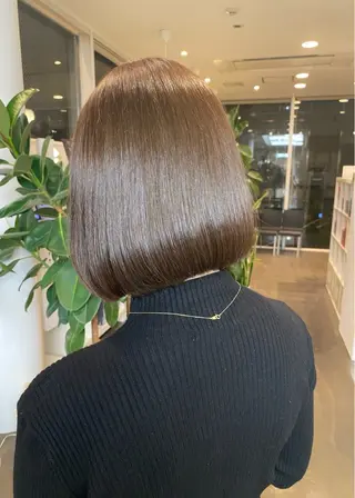 ショート カラー ヘアアレンジ 🎧ayaka/ボブ /透明感カラー🩵のヘアスタイル