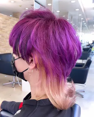 ミディアム カラー メンズ 🌼デザインカラー 🌼kumicoのヘアスタイル