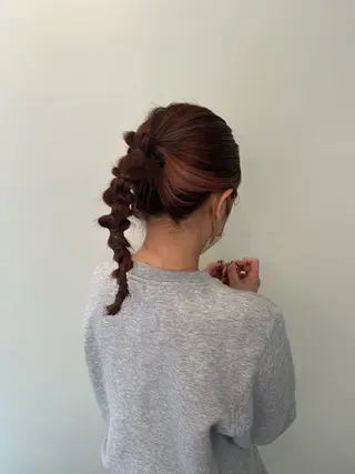 カラー ヘアアレンジ 久保 璃々花のヘアスタイル