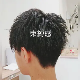ショート メンズ タッセルボブ× 美髪・髪質改善のヘアスタイル