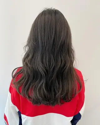 セミロング カラー パーマ ヘアアレンジ 似合わせ💖トレンド ✨TAKAMI😊のヘアスタイル
