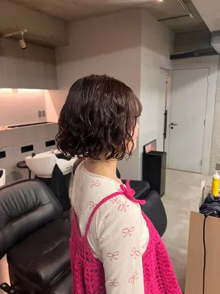 ショート パーマ ショートボブ/似合 わせショート/表参道のヘアスタイル
