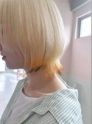 カラー 色落ち綺麗透明感カラ /ボブ/ナカツヒカルのヘアスタイル