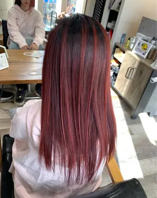 ロング カラー ブリーチ特化/ハイト ーン/ホワイトカラーのヘアスタイル