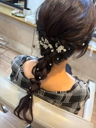 ヘアアレンジ 韓国ヘアー🇰🇷 MIWAのヘアスタイル