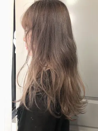 ロング カラー Pia ツボイ ケイタのヘアスタイル