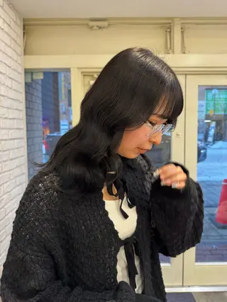 カラー 阿部  ことみ /パーマモデルのヘアスタイル
