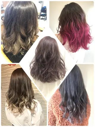 カラー OJIMA YUKAのヘアスタイル