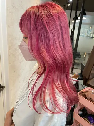 ロング カラー 👑髪質改善カラー 中垣斗希のヘアスタイル