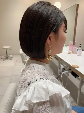ショート レイヤー専門家 ダブルカラー修のヘアスタイル