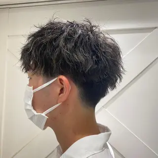 カラー メンズ 韓国レイヤー 暖色カラー/さくらのヘアスタイル