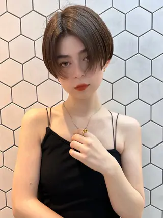 ショート 似合わせcut ◎ 倉橋実咲のヘアスタイル