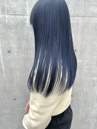 セミロング カラー 🦄垢抜けボブ特化× 暖色カラー未来🦄のヘアスタイル