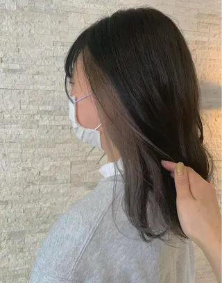 カラー ✄折橋 彩花🐶🍑のヘアスタイル