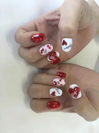 ネイル 💎🐰 saki. m 🐰💎のネイルデザイン