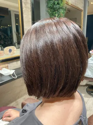 ショート カラー 浅野 順一のヘアスタイル