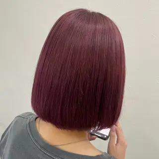 ショート カラー 🦋Yui🦋透明感 /ベージュ/Wカラーのヘアスタイル