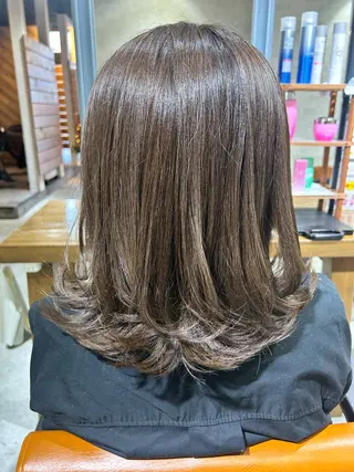 ミディアム カラー ショート/レイヤー 🎀細沼玲花のヘアスタイル