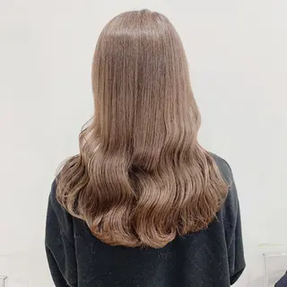 ヘアアレンジ カラー セミロング 公式PARADE💐 池袋💐のヘアスタイル
