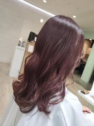 ロング カラー 髪質改善/白髪ぼかし SHIONのヘアスタイル