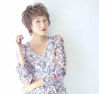 ショート カラー ボブ/レイヤー/ nanamiのヘアスタイル