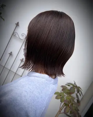 ミディアム 守屋 智紀のヘアスタイル