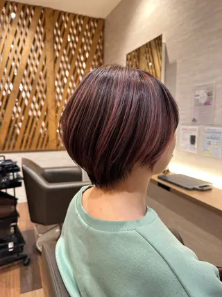 ショート 森 千風優のヘアスタイル