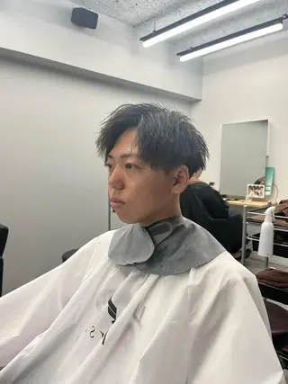 ショート メンズ 釜谷 健二郎のヘアスタイル