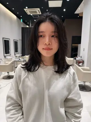 ミディアム ♡ktwoかな /透明感カラーのヘアスタイル