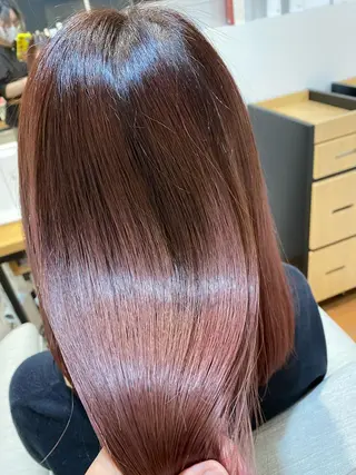 ミディアム カラー 髪質改善ANEW4F ながしまのヘアスタイル