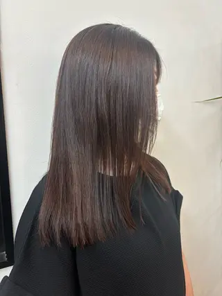 ミディアム みぞぐち じゅりのヘアスタイル