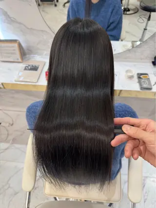 ロング カラー 縮毛矯正🫧髪質改善 高原瑞輝のヘアスタイル
