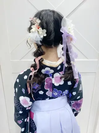 ヘアアレンジ あやかショート 白髪ぼかしのヘアスタイル