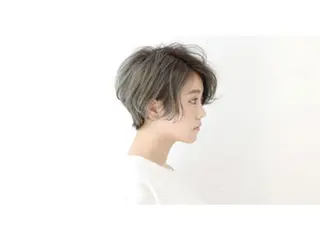 ショート カラー 髪質改善/縮毛矯正 今井ノブヤスのヘアスタイル