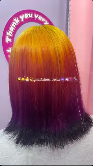 カラー ベル 🌷⭐️💖のヘアスタイル