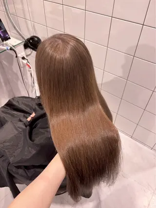 ロング 韓国ワンホン透明感 カラー✨🖤ここあのヘアスタイル