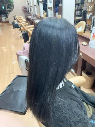 ロング カラー ルキ🌈ブリーチカラ ー&メンズパーマ🦄のヘアスタイル