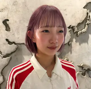 ショート カラー 🐢ダブルカラー🐢 透明感/このかのヘアスタイル