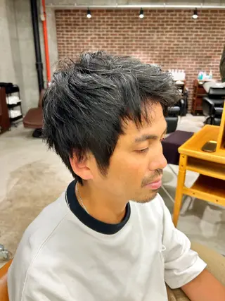 ショート メンズ 🌼髪質改善/透明感 艶髪タケドミのヘアスタイル