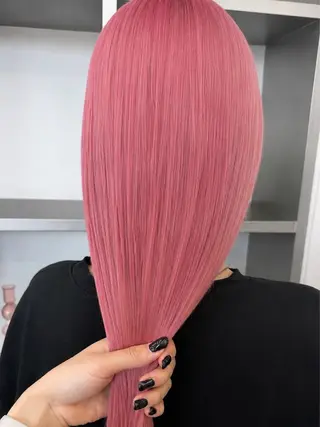 セミロング カラー ヘアアレンジ 顔周りカット×透明感 カラー💫AINAのヘアスタイル