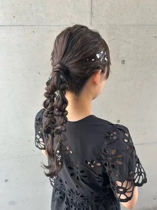 ヘアアレンジ 丸山 莉世のヘアスタイル
