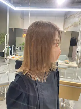 ミディアム 前橋 姫奈のヘアスタイル