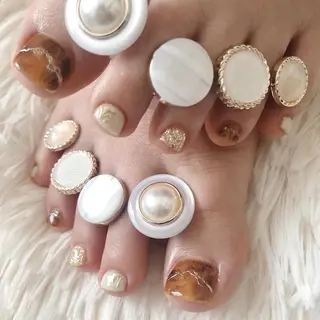 ネイル 【岐阜💅🏻】 オトナ可愛い🤍🪄のネイルデザイン