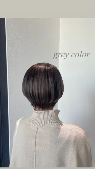 カラー ブリーチ・デザイン カラー/江原のヘアスタイル