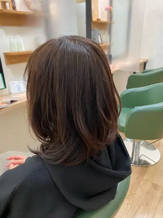 ミディアム カラー 西村 恵祐のヘアスタイル