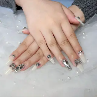 ネイル H3 Nail Tsuki🦋💙のネイルデザイン