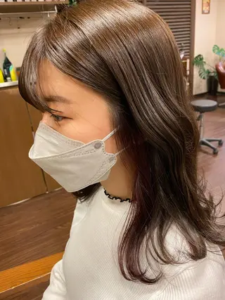 ロング カラー liL  hair サトウリョウタのヘアスタイル