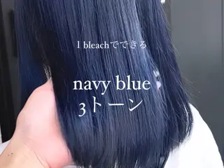 ショート カラー ヘアアレンジ 青髪特化🩵 ダブルカラーのヘアスタイル