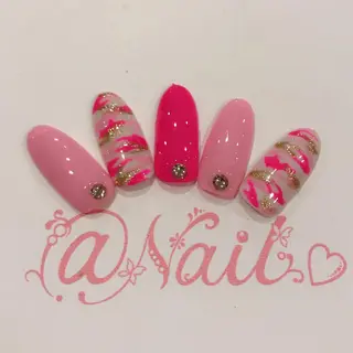 ネイル 小尾 栞のネイルデザイン