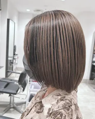 ショート カラー スキバサミを使わない カット🌼唯🌼のヘアスタイル